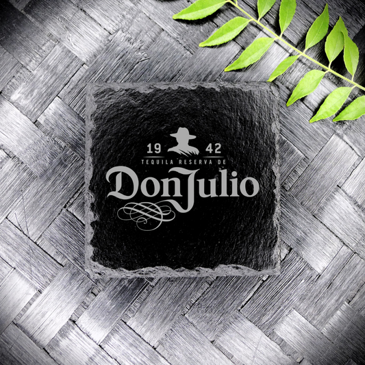 Don Julio 1942 Tequila Slate Coaster Brand New Handcrafted Laser Engraved Square