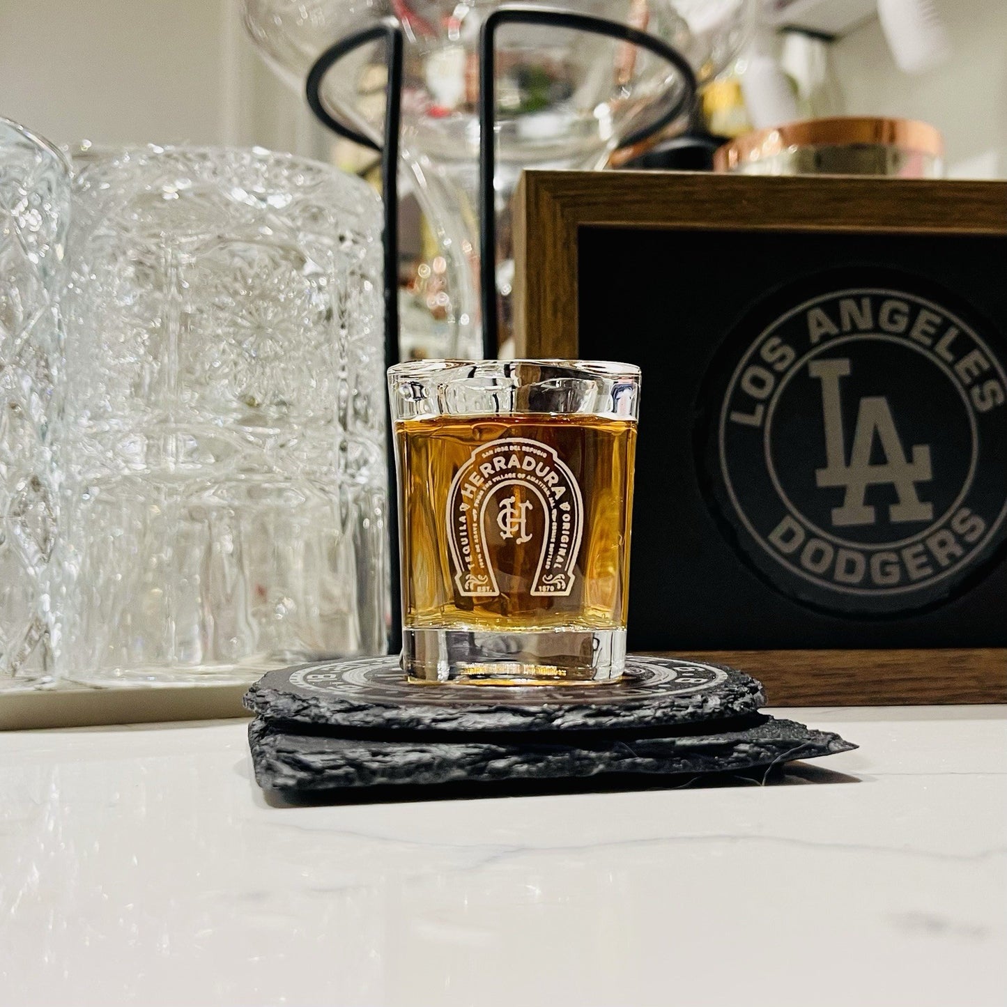 Custom Engraved Herradura Tequila Shot Glass – 2.2 oz Capacity NEW