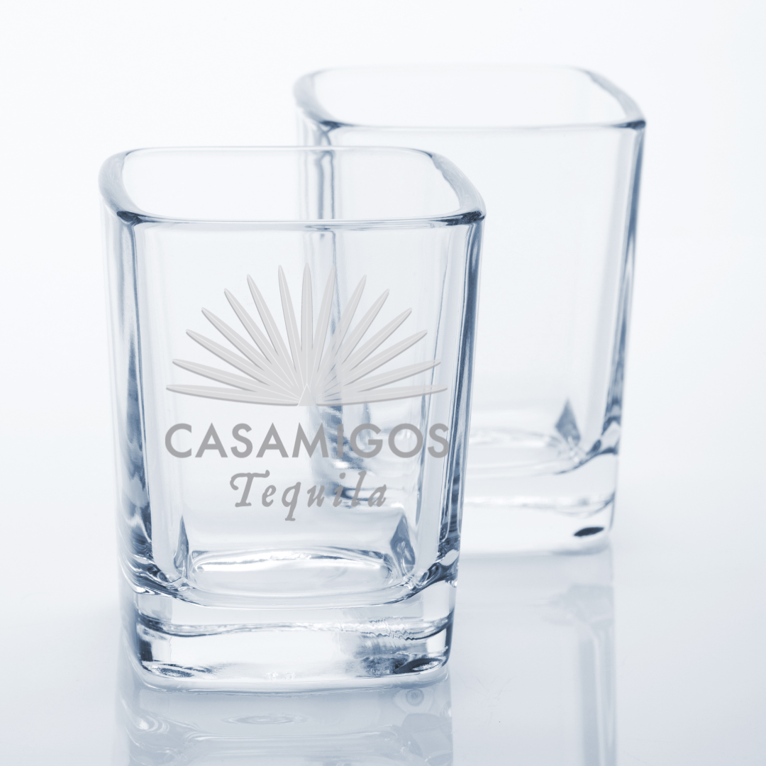 Custom Engraved Casamigos Tequila Shot Glass – 2.2 oz Capacity NEW