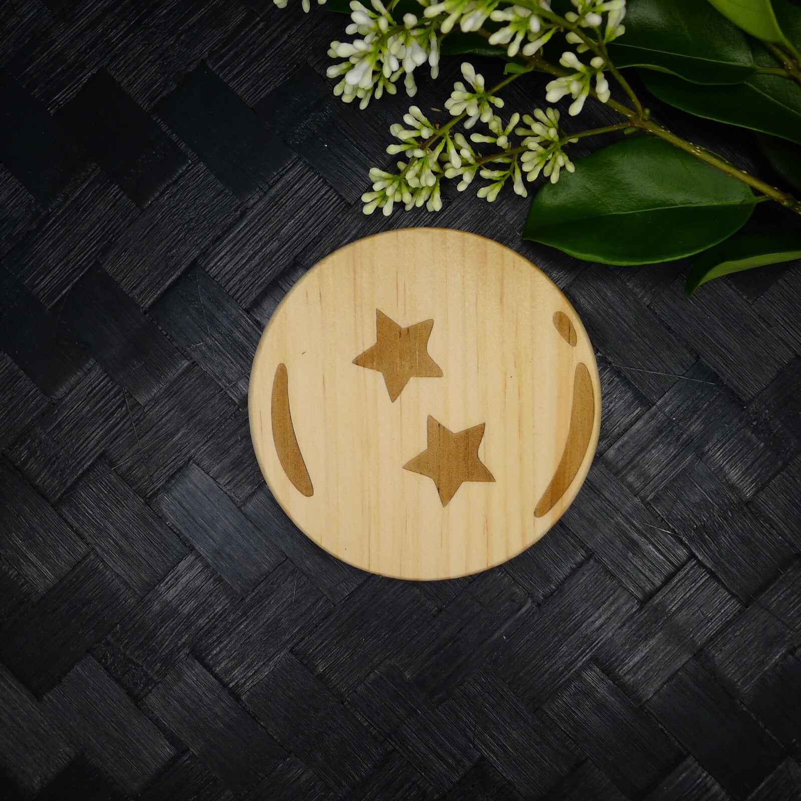 Dragon Ball Z Wooden Coaster Set, Fan Art Anime Brand New Laser Engraved RARE