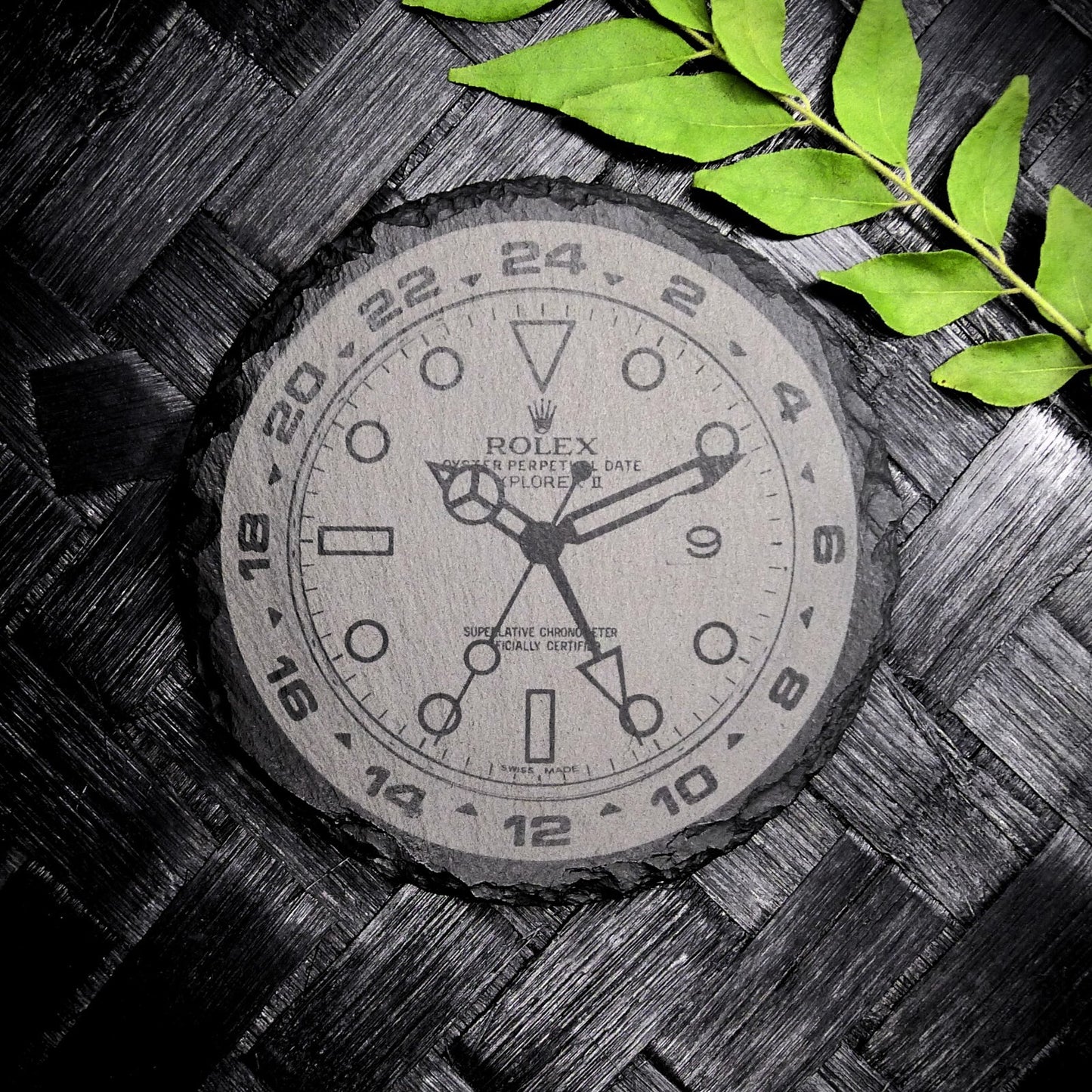 Rolex Polar Explorer II 216570  Slate Coaster Brand New Hand Made Laser Engraved