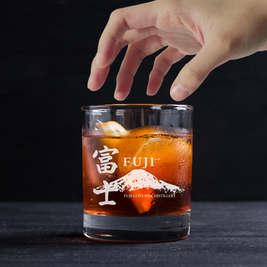 Custom Engraved Fuji Gotemba Whiskey Glass – 11 oz Standard Rocks Glass