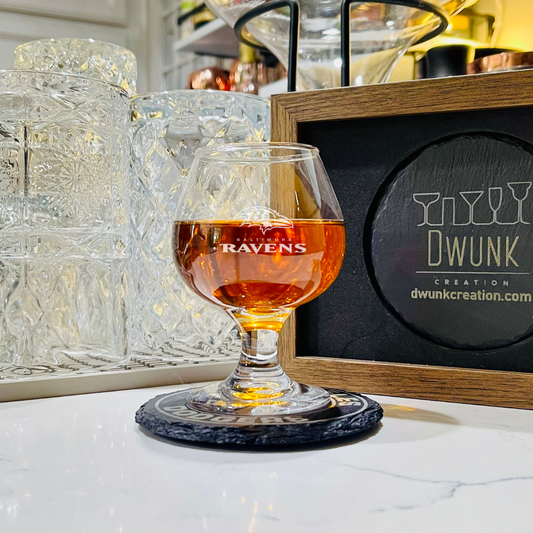 Custom Engraved Baltimore Ravens Tasting Glass – 5 oz Snifter