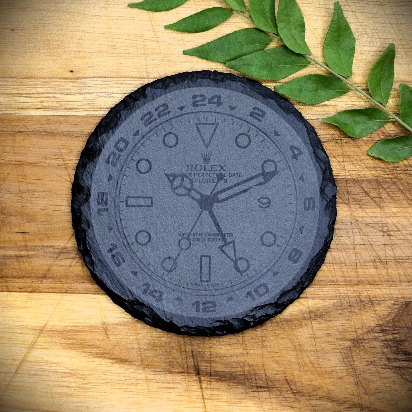 Rolex Polar Explorer II 216570 Slate Coaster Brand New Hand Made Laser Engraved 