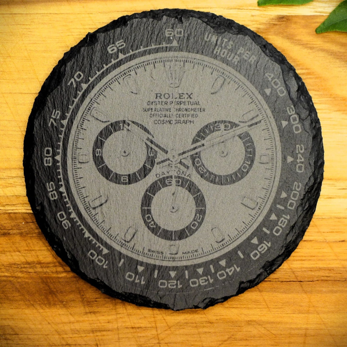 Rolex Daytona 116500LN Panda White Dial Slate Coaster Set of 4