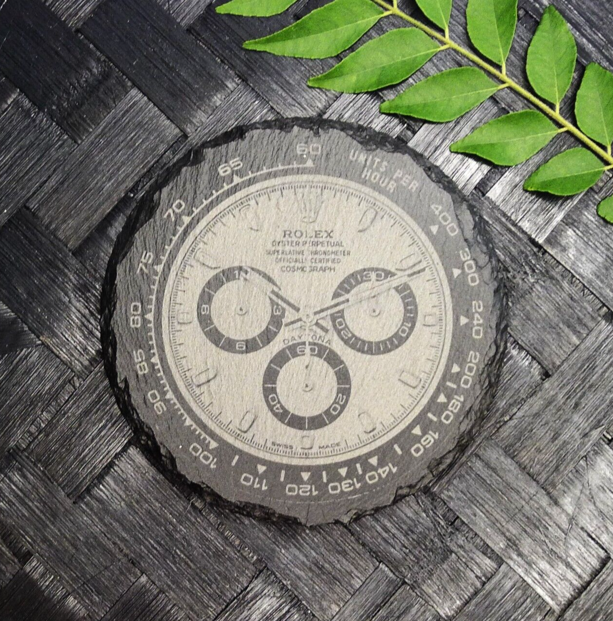 Rolex Daytona 116500LN Panda White Dial Slate Coaster Set of 4