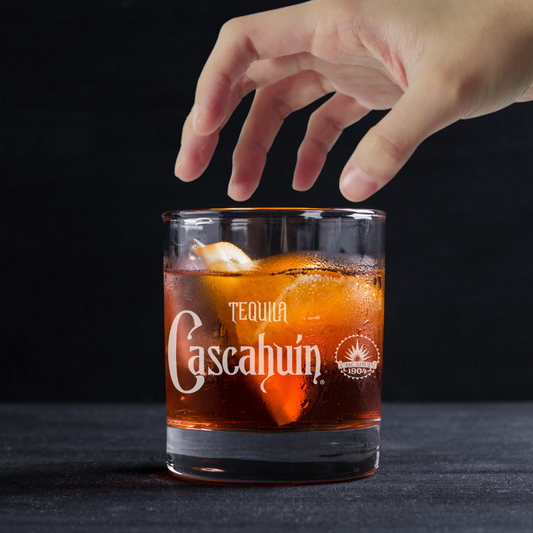 Custom Engraved Cascahuin Whiskey Glass – 11 oz Standard Rocks Glass NEW