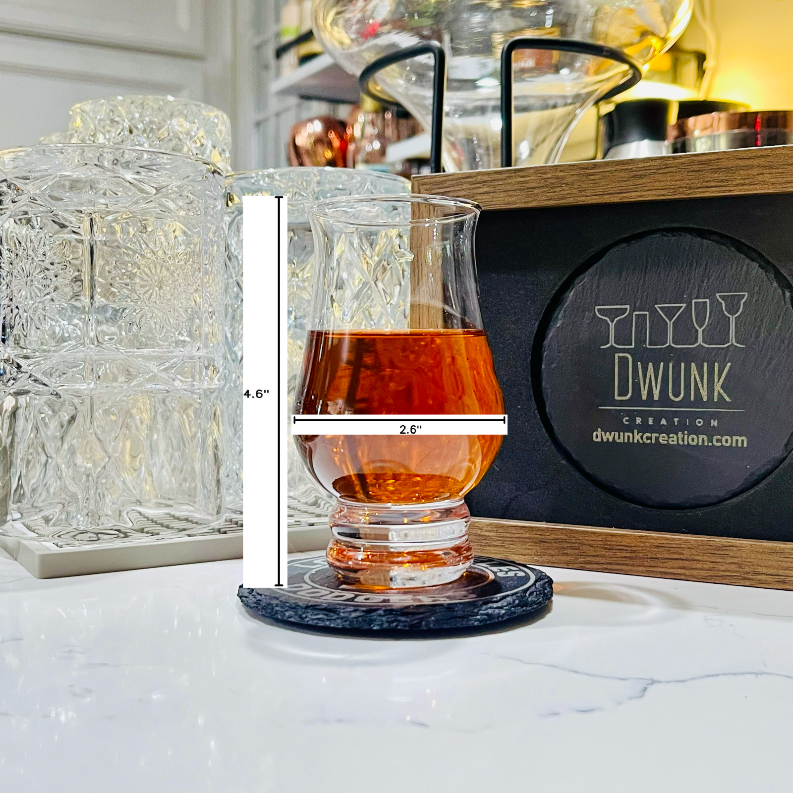 Custom Engraved George T. Stagg Premium Tasting Glass – 8 oz Tulip