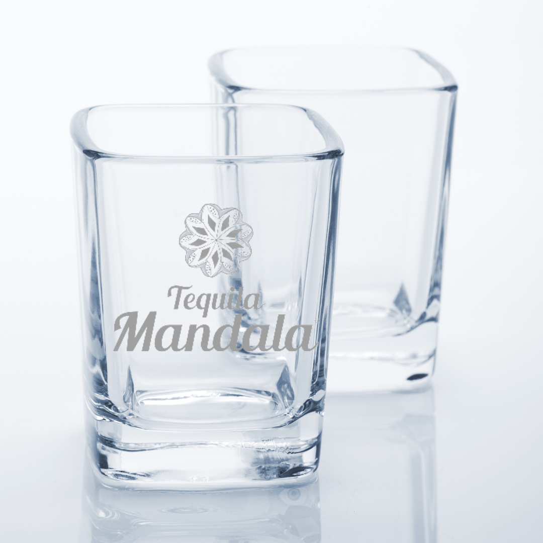 Custom Engraved Tequila Mandala Shot Glass – 2.2 oz Capacity NEW