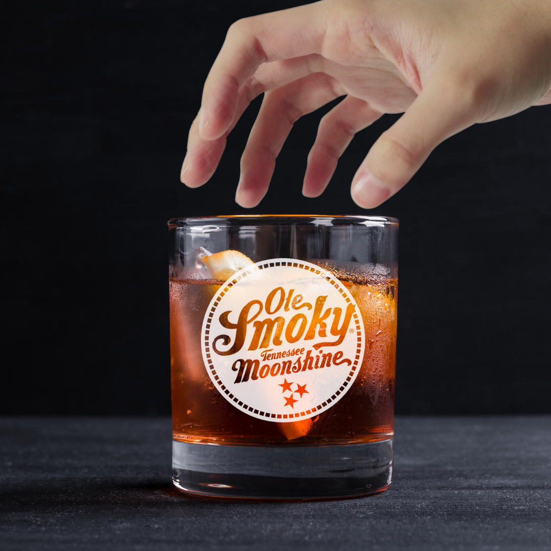 Custom Engraved Ole Smoky Moonshine Whiskey Glass – 11 oz Standard Rocks Glass