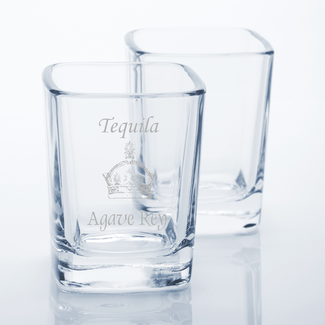 Custom Engraved Agave Rey Shot Glass – 2.2 oz Square Shot Glass NEW
