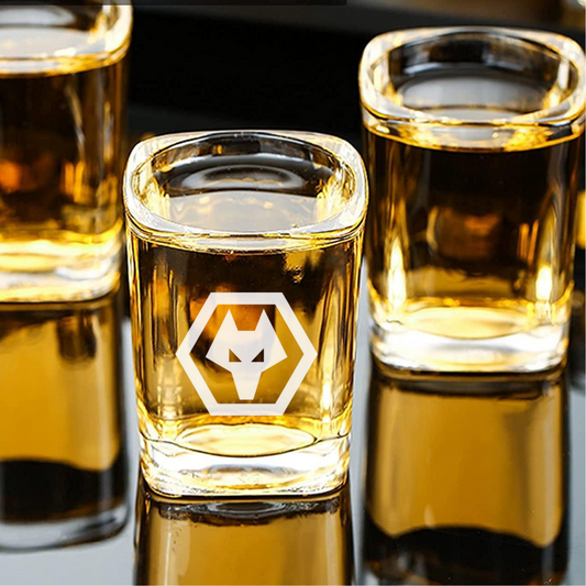 Custom Engraved Wolverhampton Wanderers Shot Glass – 2.2 oz Capacity NEW