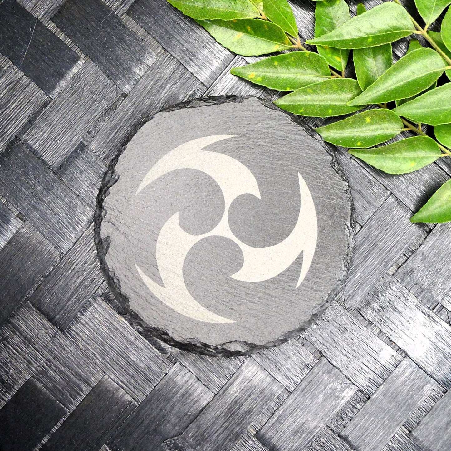 Genshin Impact Archon Slate Coaster Set of 8 Elemental Inspired Gaming Gear