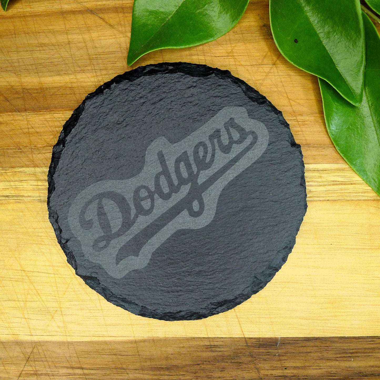 Los Angeles LA Dodgers Coaster Set MLB Brand New Laser Engraved Stone Hand Made