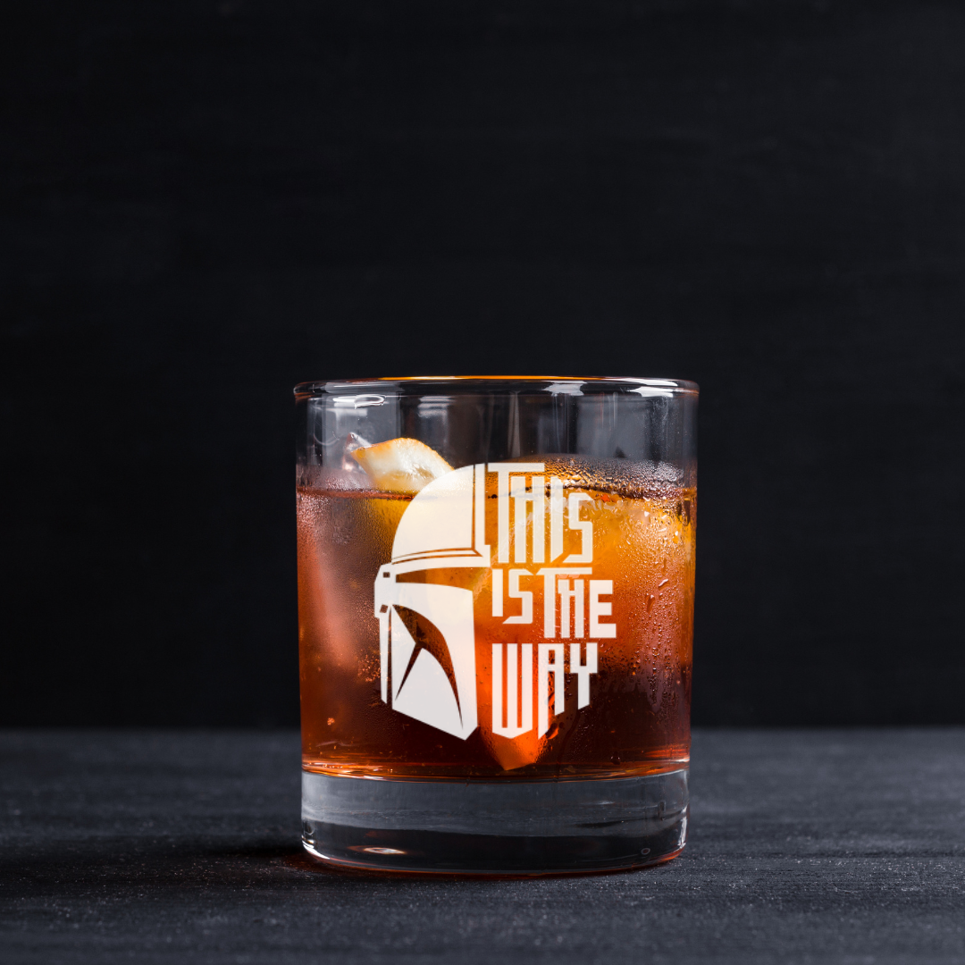 Custom Engraved This Is The Way Whiskey Glass – 11 oz Standard Rocks Glass