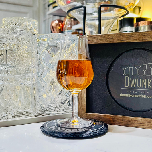 Tulip Tasting Glass 3.4oz – blank lifestyle (Your Logo MTO)
