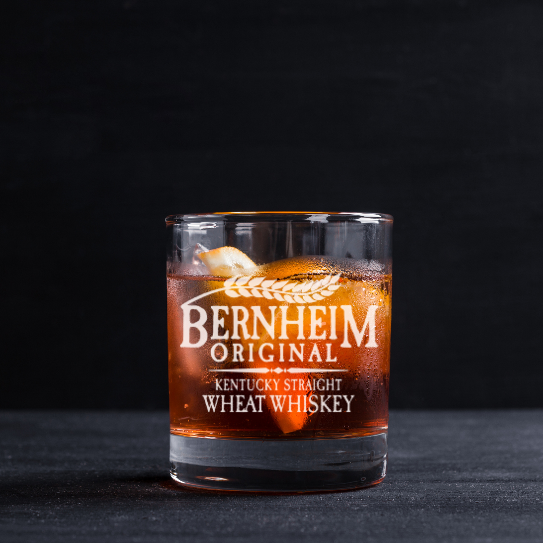 Bernheim Original Wheat Whiskey Collectables Glass 11oz