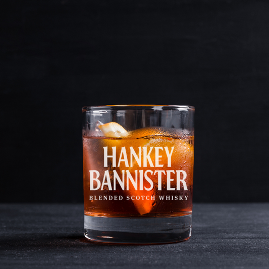 Hankey Bannister Blended Scotch Whisky Collectables Glass 11oz