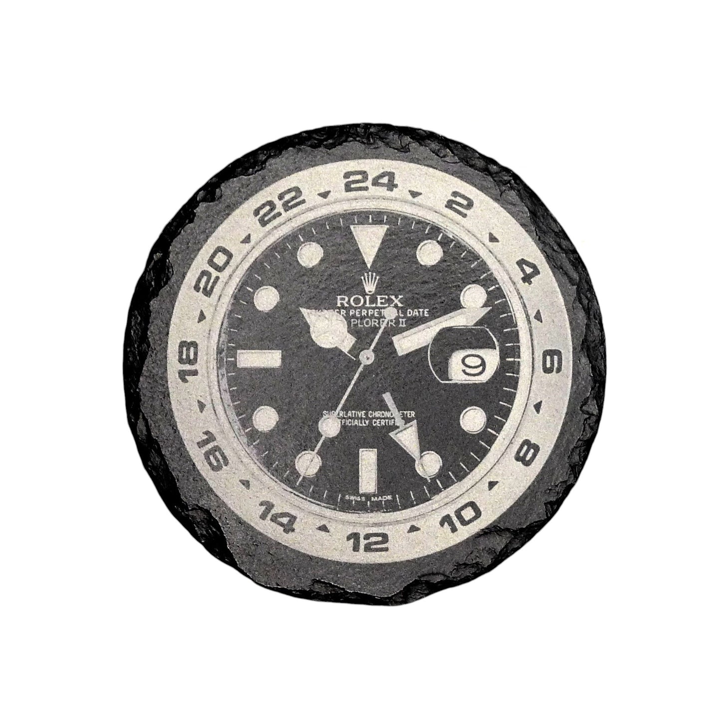 Explorer II 216570 Black Dial Slate Coaster