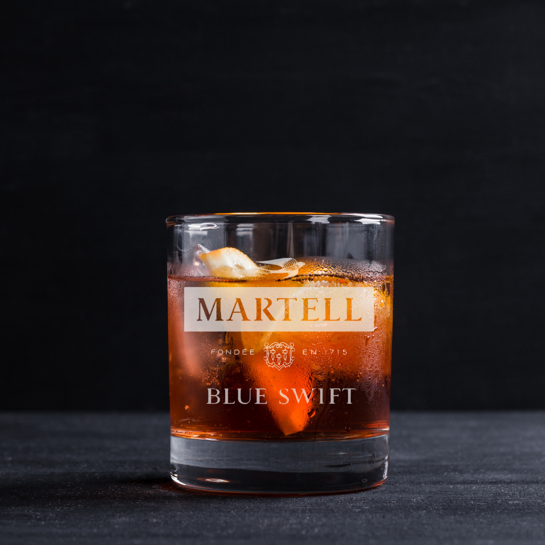 Martell Cognac Collectables Glass 11oz