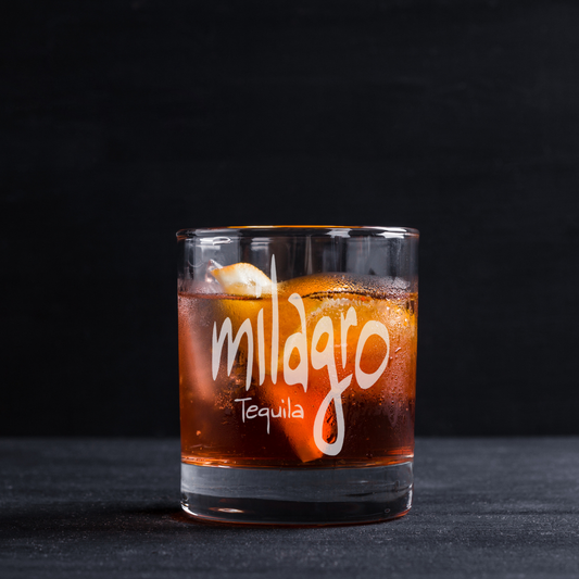 Milagro Tequila Collectables Glass 11oz