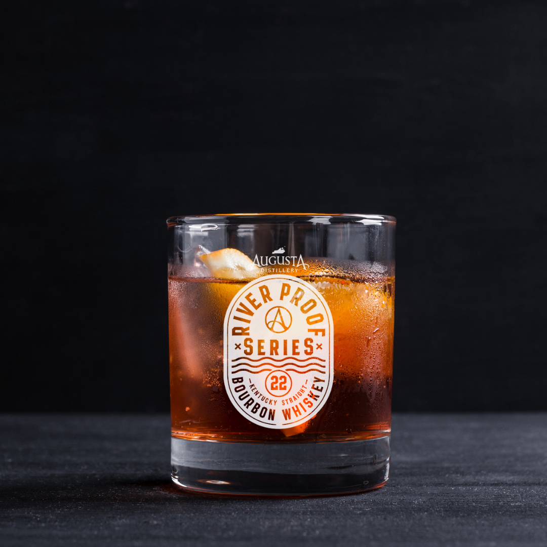 Augusta River Proof Series Straight Bourbon Collectables Glass 11oz