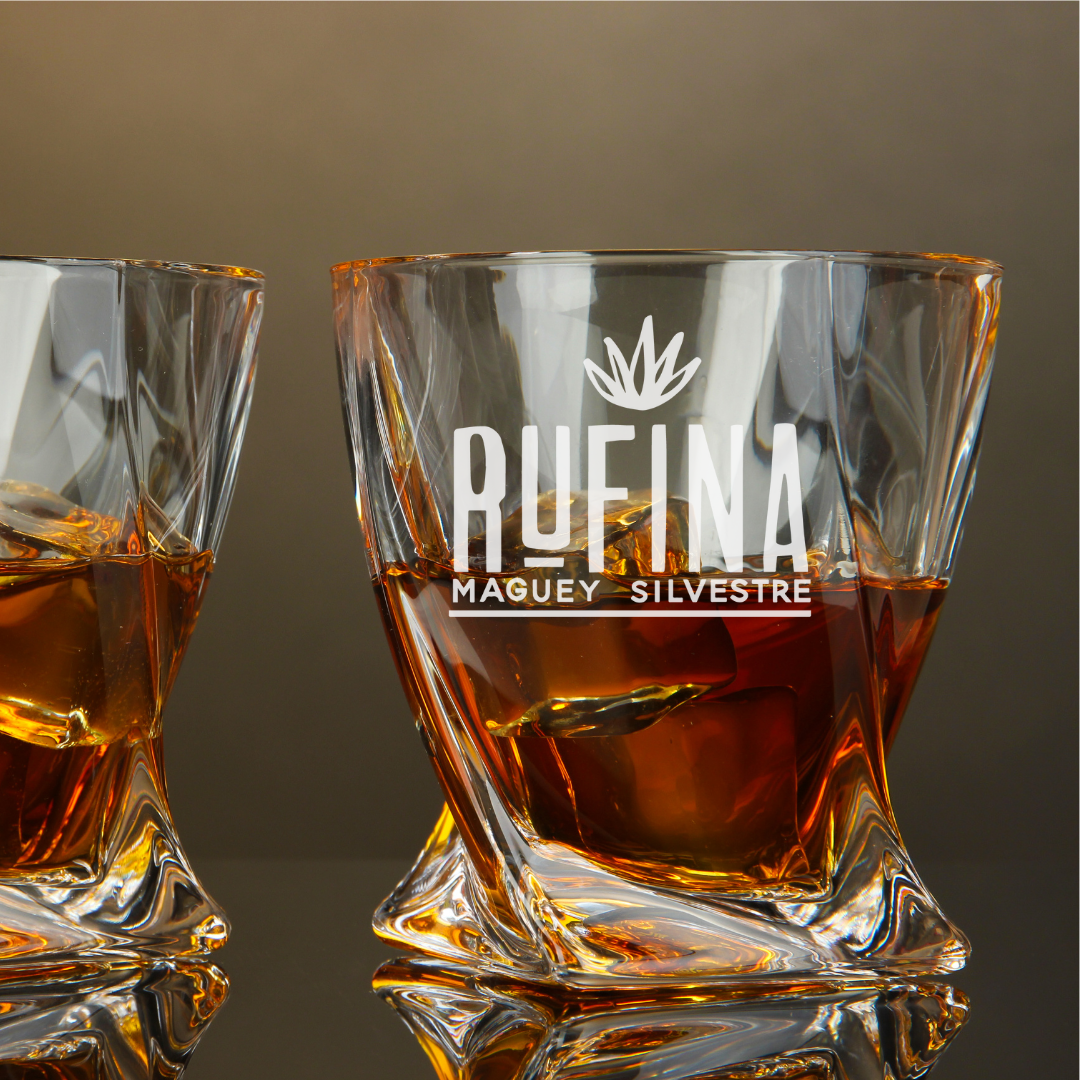 Rufina Pulquero Twisted Whiskey Glass 10oz