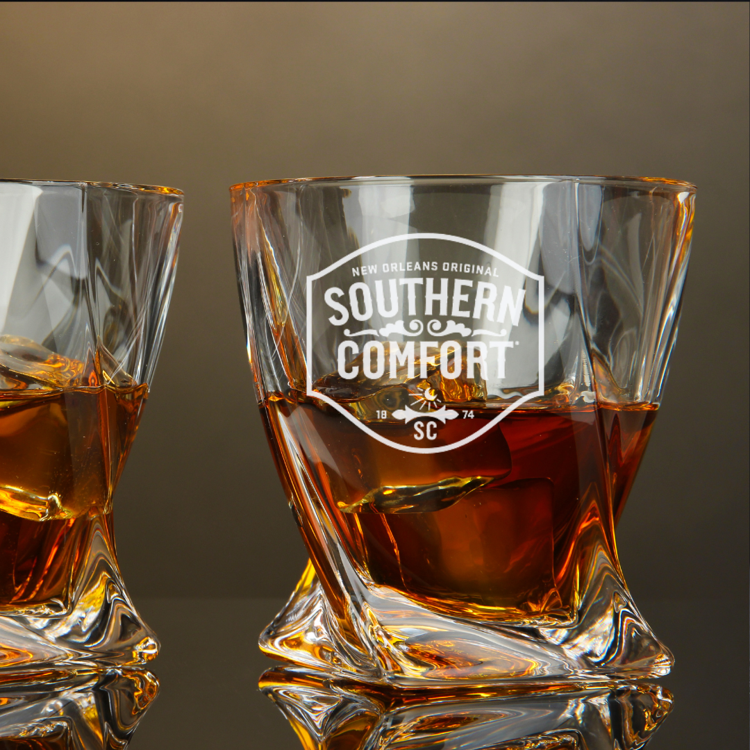 Southern Comfort Twisted Whiskey Glass 10oz