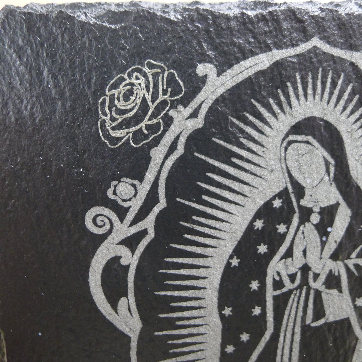 Virgencita de Guadalupe Slate Coaster