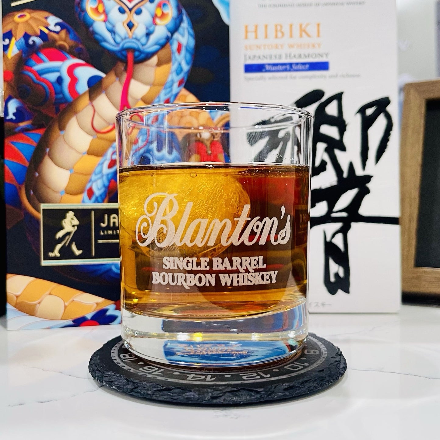 Custom Engraved Blanton's Whiskey Glass – 11 oz Standard Rocks Glass