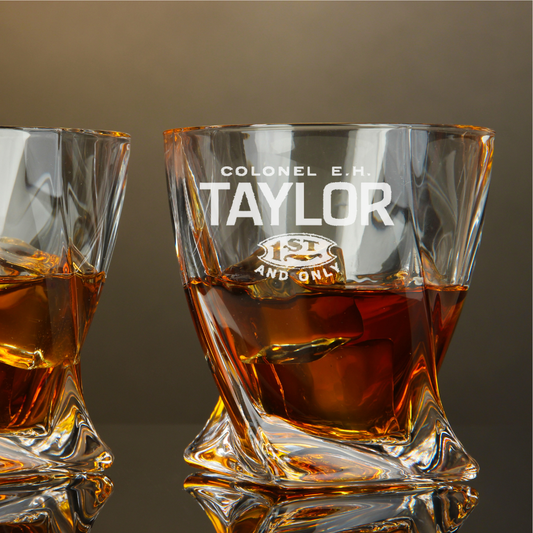 E.H. Taylor Bourbon Twisted Whiskey Glass 10oz
