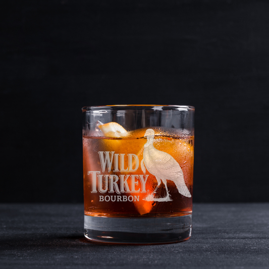 Wild Turkey Bourbon Collectables Glass 11oz